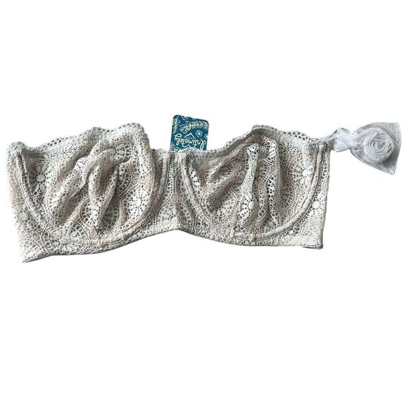 Free People Women’s 36D Starla Underwire Convertible‎ Balconette Bra Lace New - Picture 2 of 12